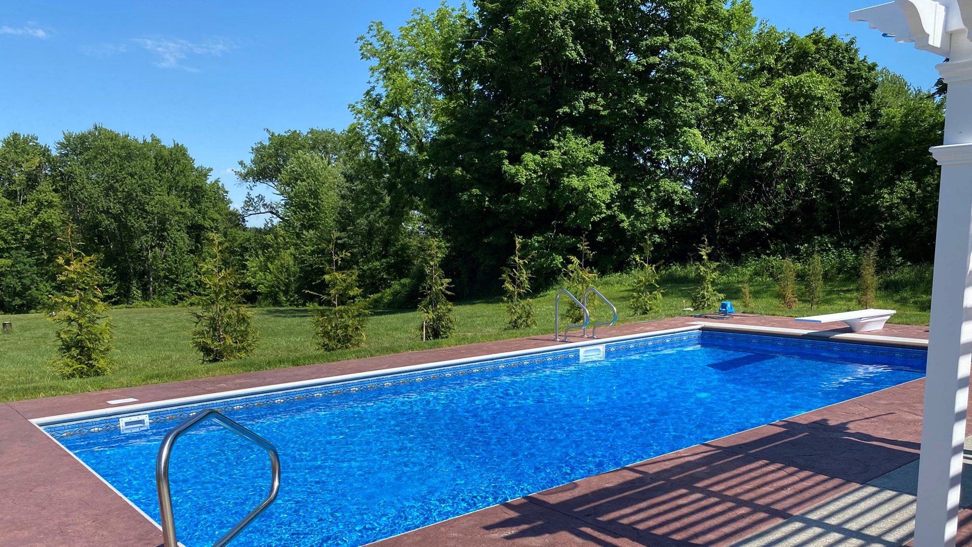 Town and Country Pools - Pool J view from steps towards deep end